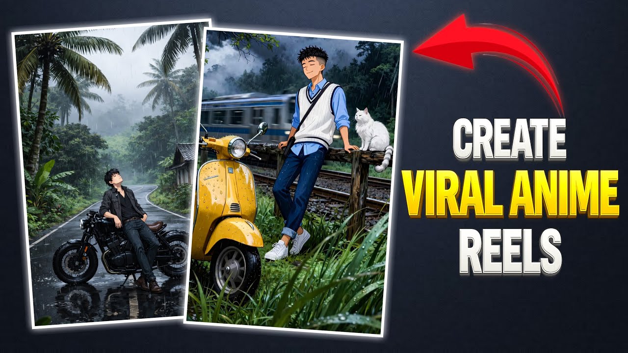 How To Create Instagram Anime Reels | Relaxing Anime Reels Video Kaise Banaye | Ai Anime Reels Edit