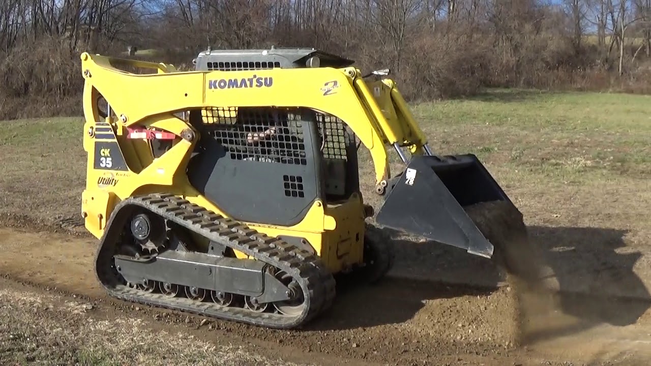 2006 KOMATSU CK35-1 TRACK SKID STEER, 2 SPEED...84 HP!!