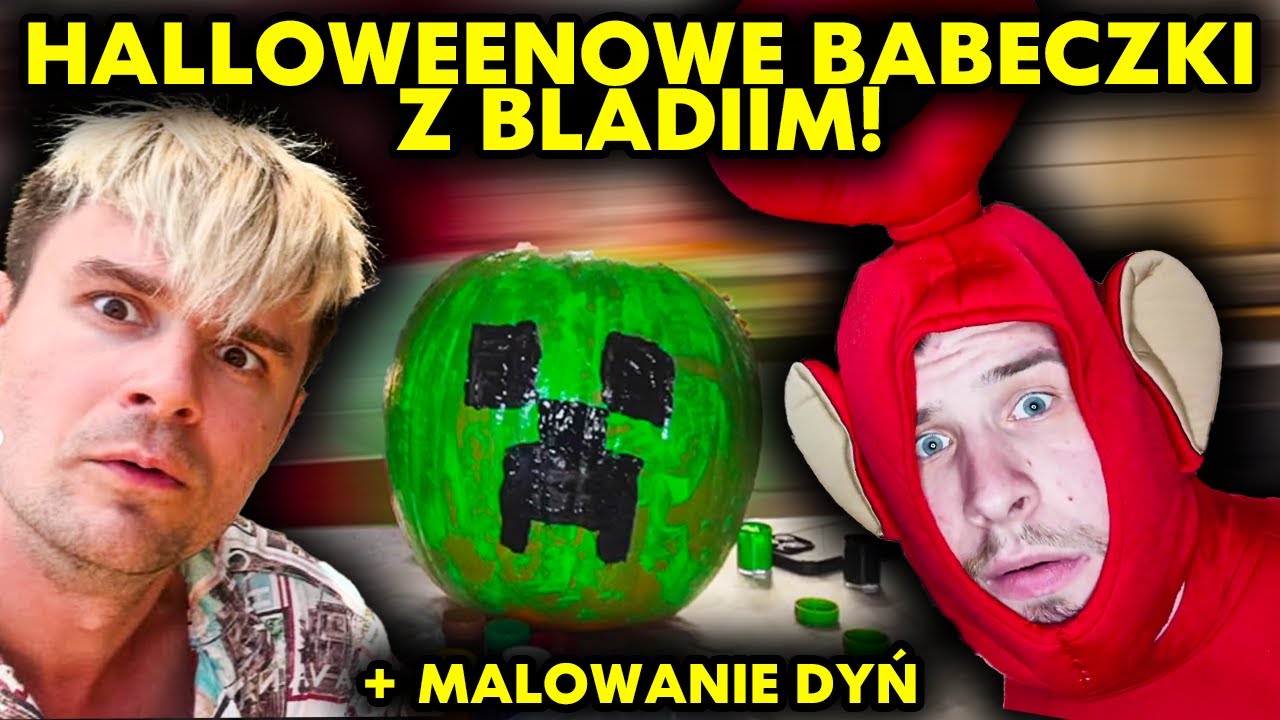 HALLOWEENOWE BABECZKI Z BLADIIM! + MALOWANIE DYŃ