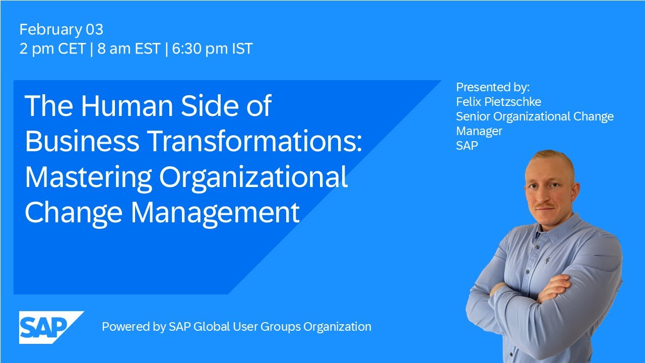 Business Transformations: Mastering Organisational Change Management I Move to Cloud ERP I 26.02.03