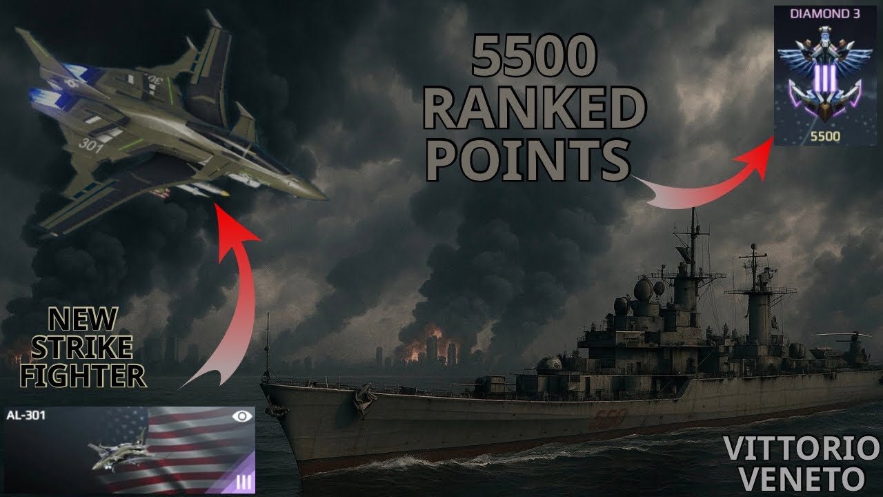 IT Vittorio Veneto on Ranked Mode & new great strike fighter🔥- Modern Warships