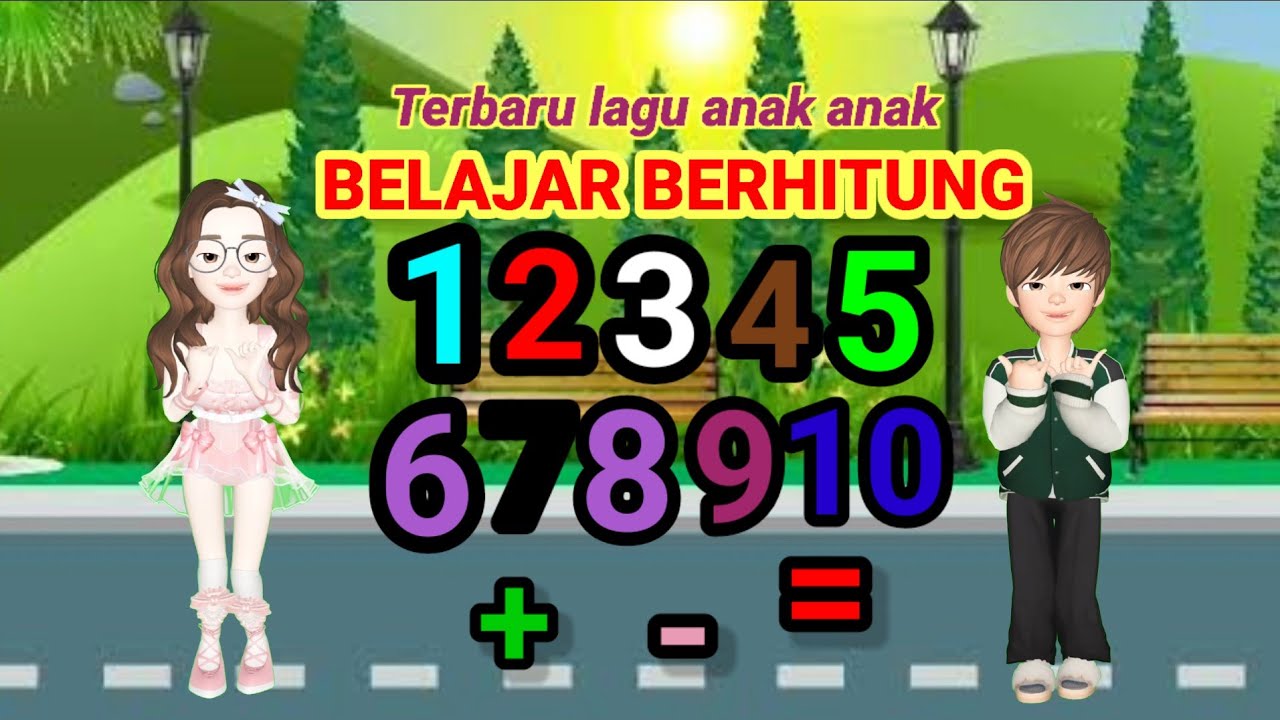 🎵Belajar berhitung sambil bernyanyi🎵belajar angka 1-10|LAGU ANAK INDONESIA