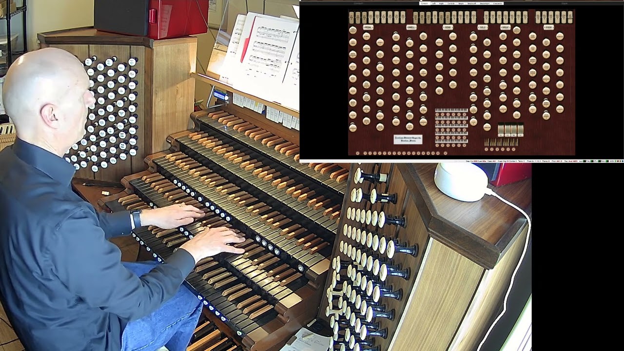 Dupre Cortege and Litany (1924) played on the updated Christ Cathedral Arboretum sample set