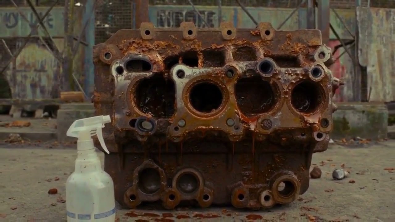 Pitted Iron Engine Block | ASMR | Ai