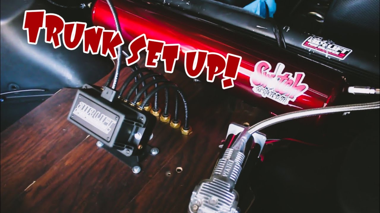 Hardwood Custom Trunk and Airlift Air Suspension Set Up