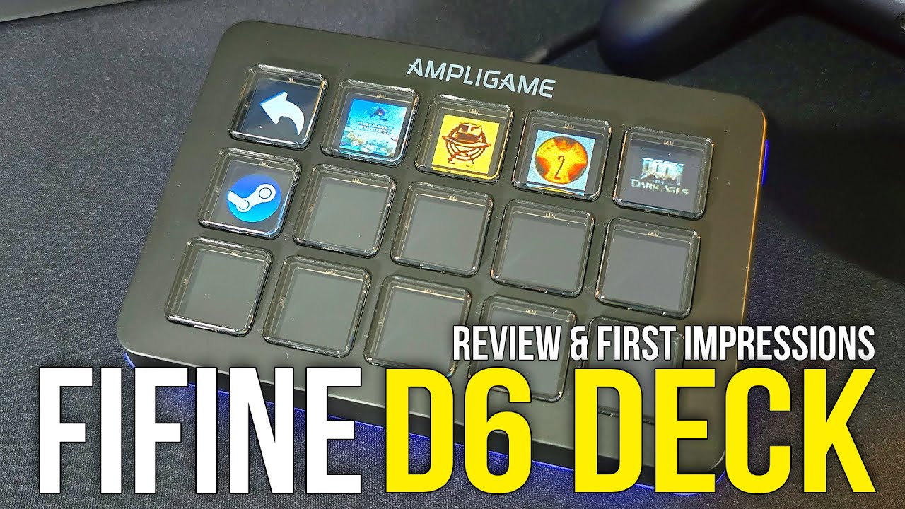 Take Control of Your Gaming Setup! ~ FIFINE AmpliGame D6 Control Pad Review