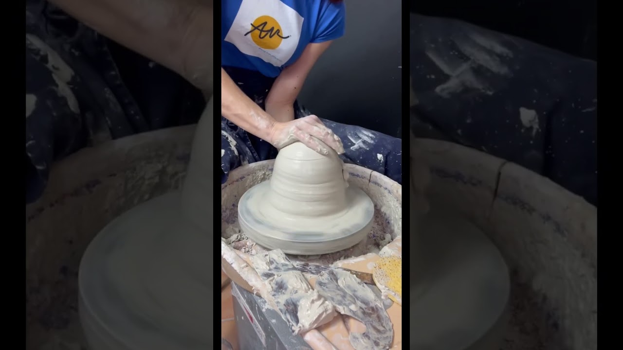 50cm Schale t&ouml;pfern 🏺#pottery #tutorial #keramik #t&ouml;pfern