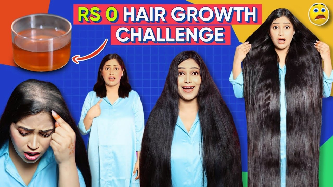 I Applied 1 Drop Of This 👆 & Got Massive Hairgrowth 😱 Extreme Hairgrowth Challenge In Rs0 No Kharcha