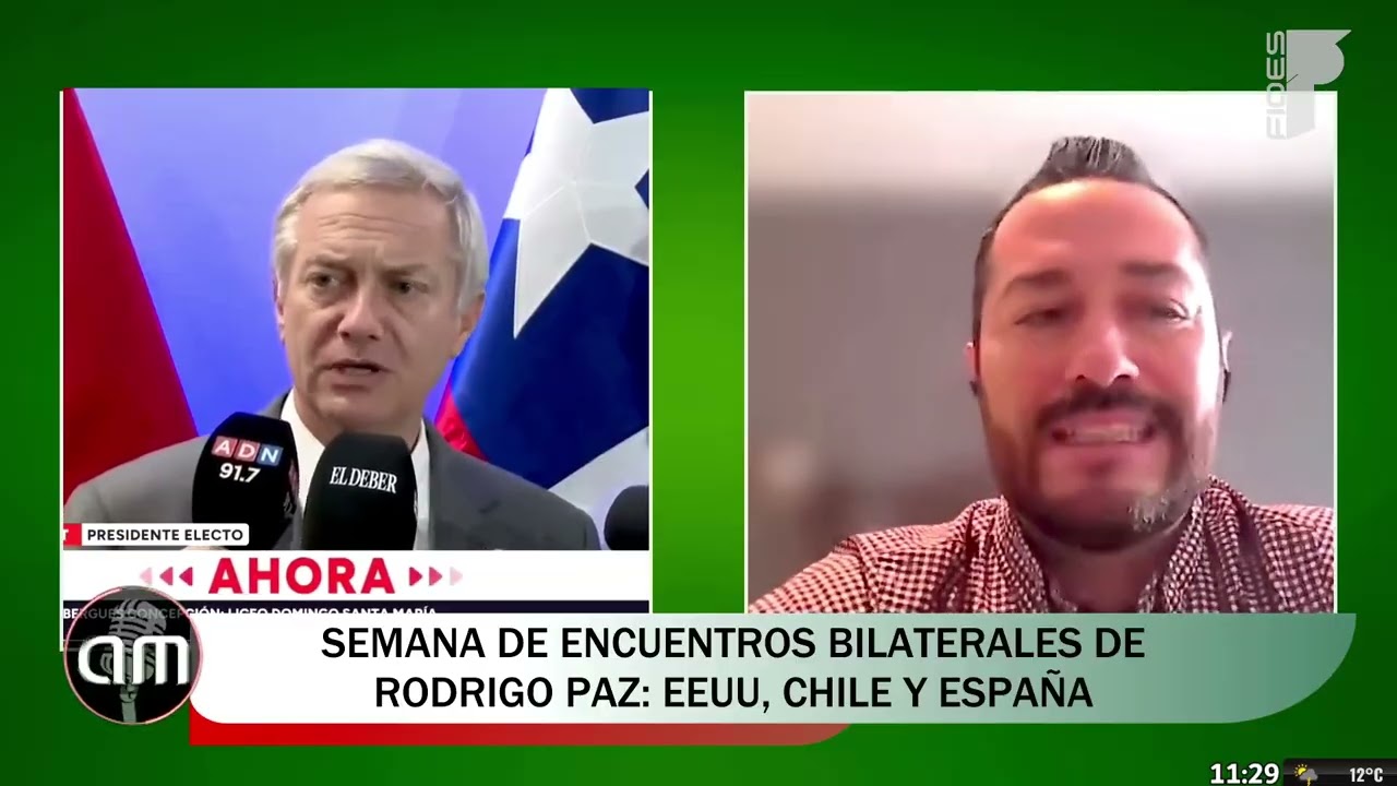 🟢 Encuentros bilaterales de Bolivia con Chile, España y EEUU |12.03.26|