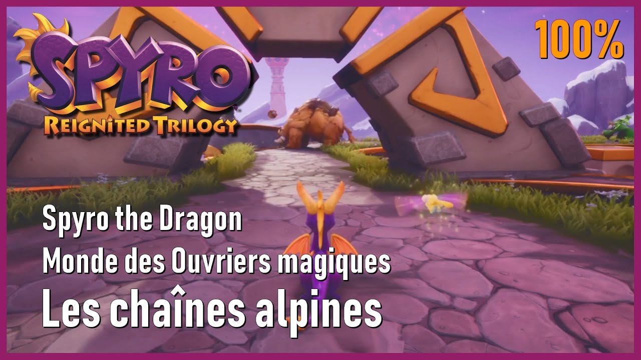 Spyro the Dragon - Monde des Ouvriers magiques - Chaînes alpines