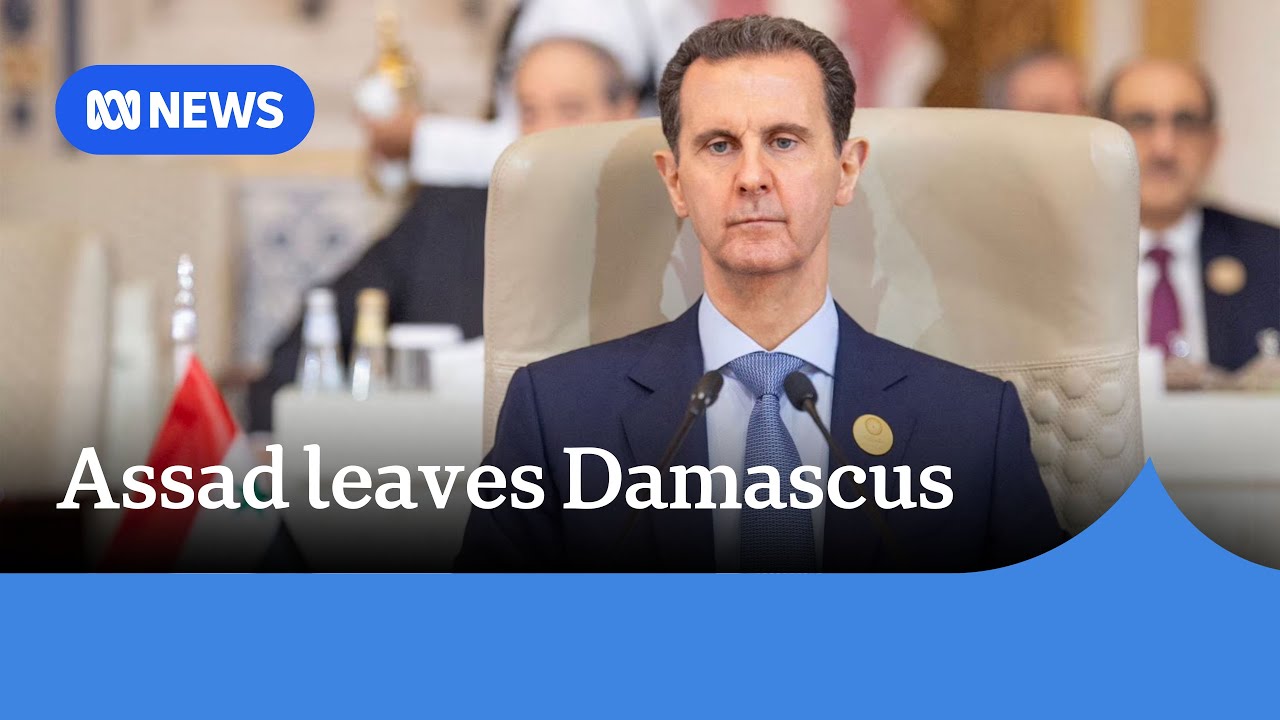 Assad has left Damascus on a plane: Senior Syrian commanders | ABC News