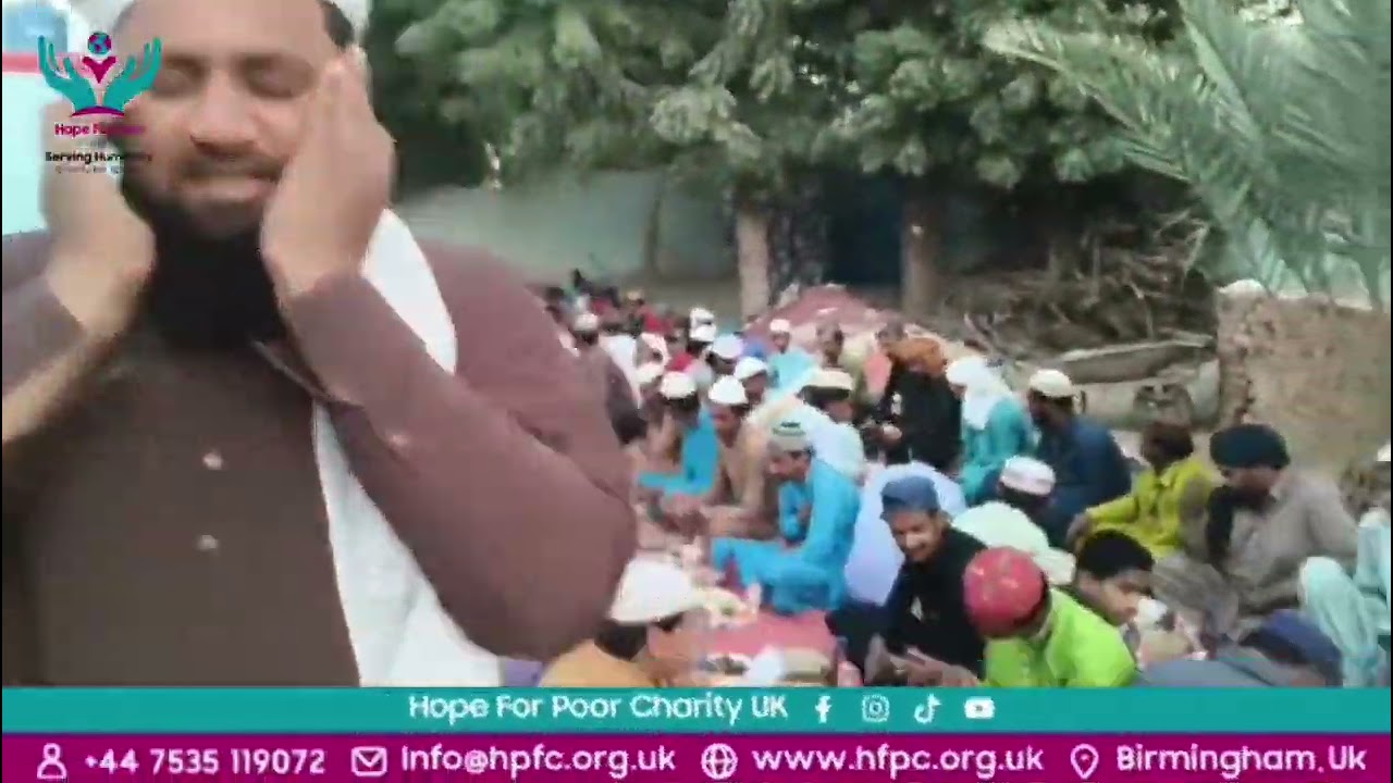 Hope For Poor Charity UK Ramadan Day 4 Grand iftaari Kashmore Sindh 🇵🇰22/02/26