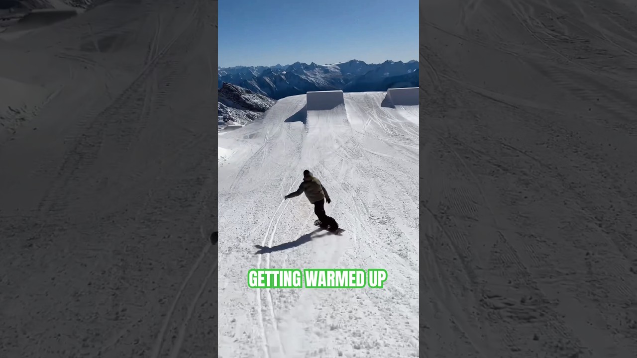 Stale Sandbech getting warmed up for the season 😮&zwj;💨 #deeluxeboots #snowboarding #snowboard