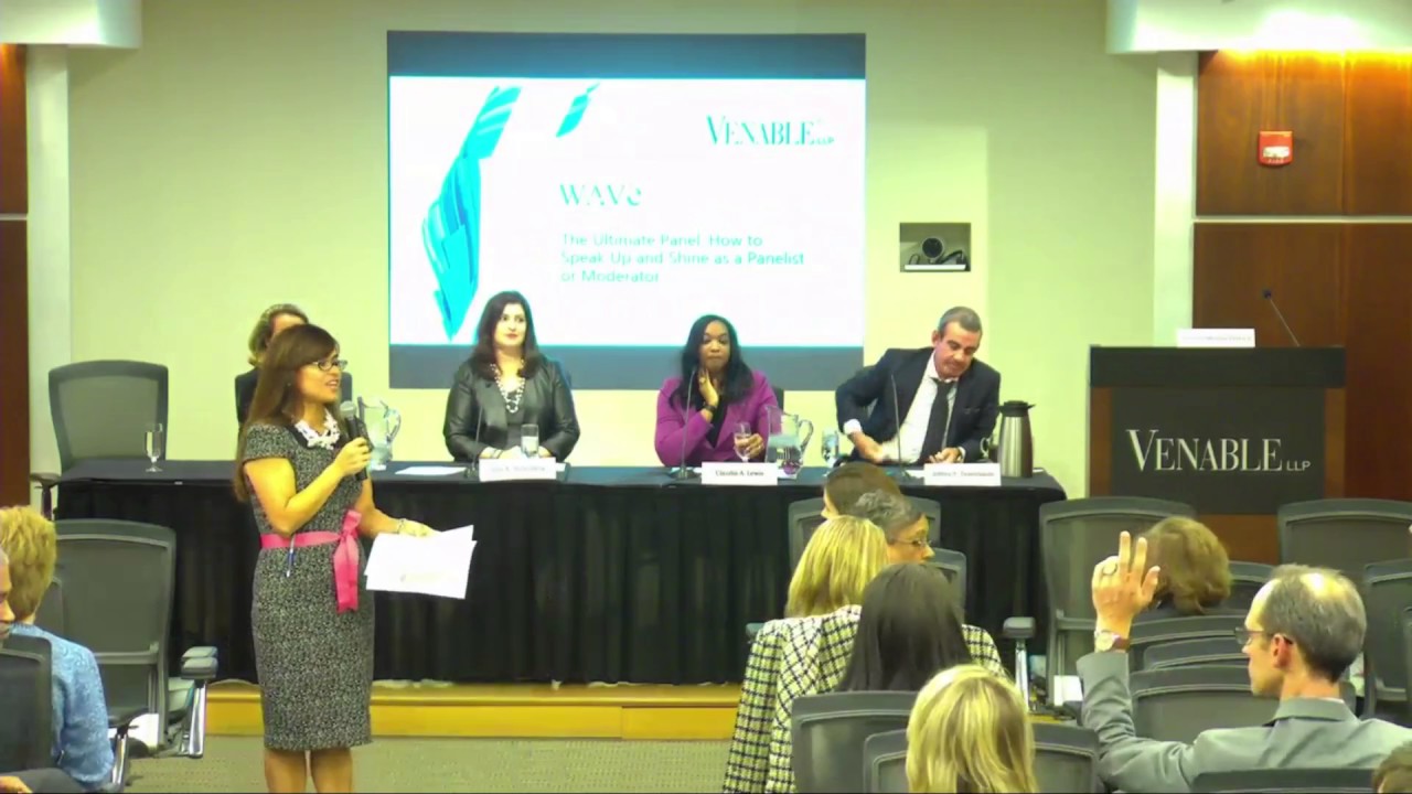 The Ultimate Panel: How to Speak Up and Shine as a Panelist or Moderator - November 11, 2016