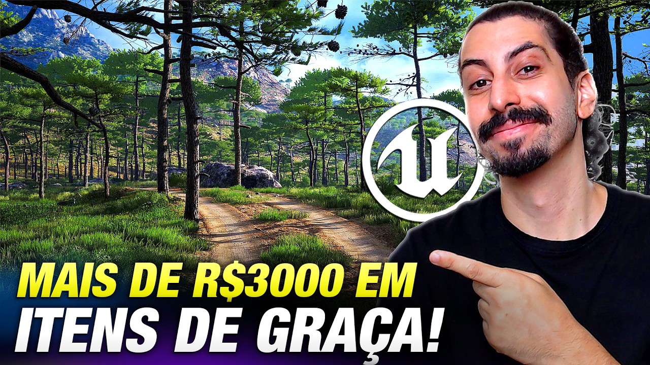 Itens grátis INCRÍVEIS para criar jogos com UNREAL ENGINE 5 - Julho 2024