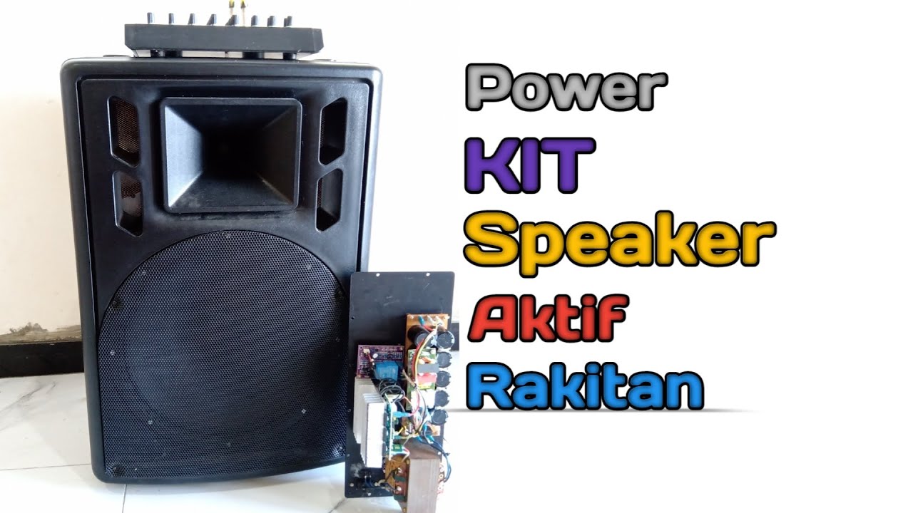 Power Kit Speaker Aktif Rakitan || Box Fiber 15 inch model Huper