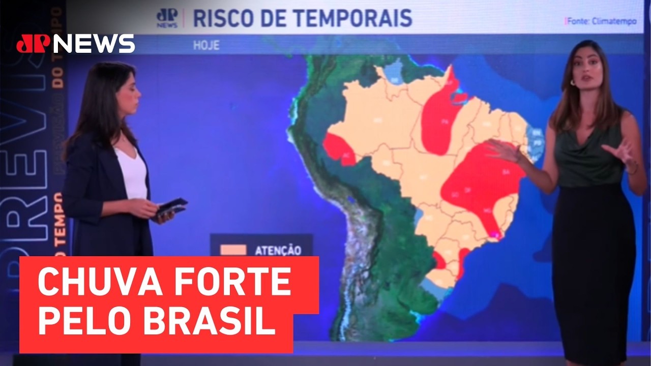 Previsão do Tempo: Rio de Janeiro tem alerta de perigo para temporais nesta sexta (20)
