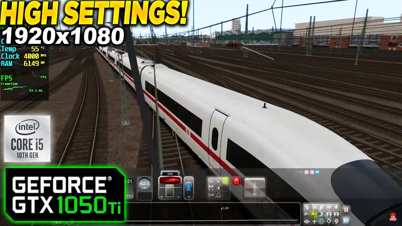 Train Simulator 2019 GTX 1050 Tİ - 1080p High,