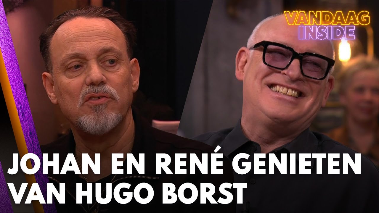 Johan en Ren&eacute; genieten van optreden Hugo Borst bij Bar Laat: 'H&eacute;&eacute;l vilein!' | VANDAAG INSIDE