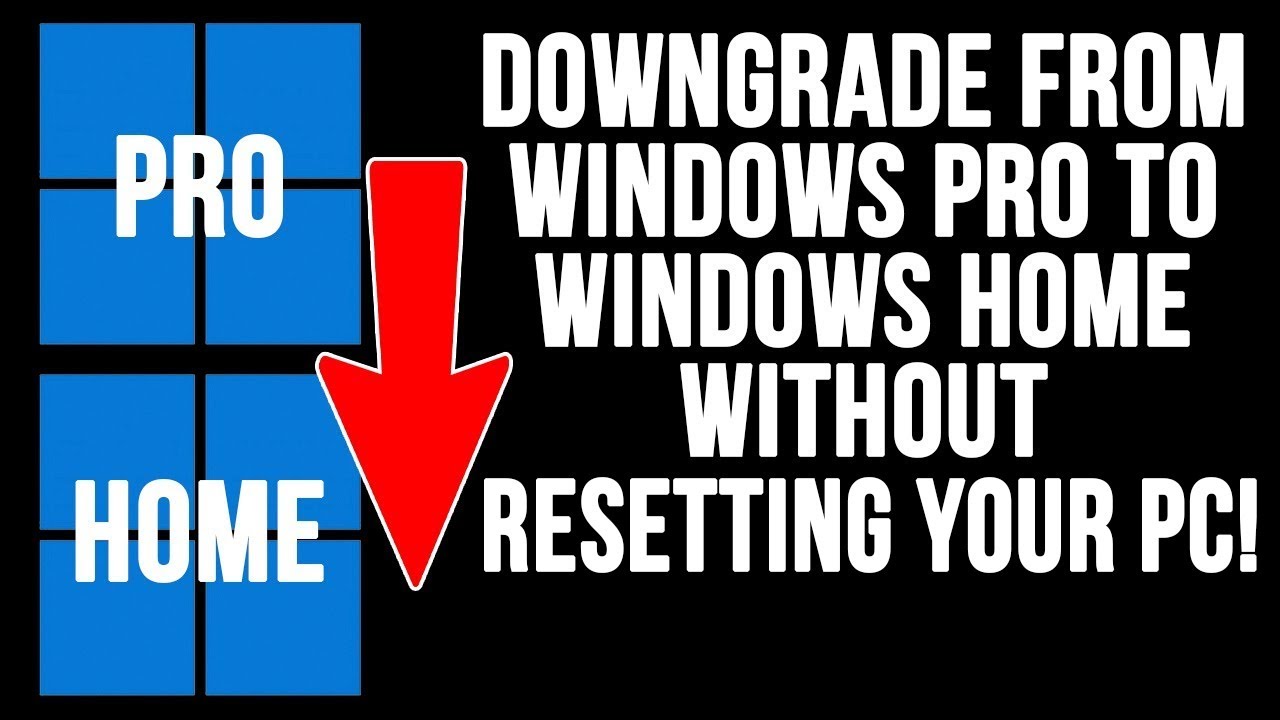 How to Downgrade Windows 11/10 Pro to Home (Without Losing Data)