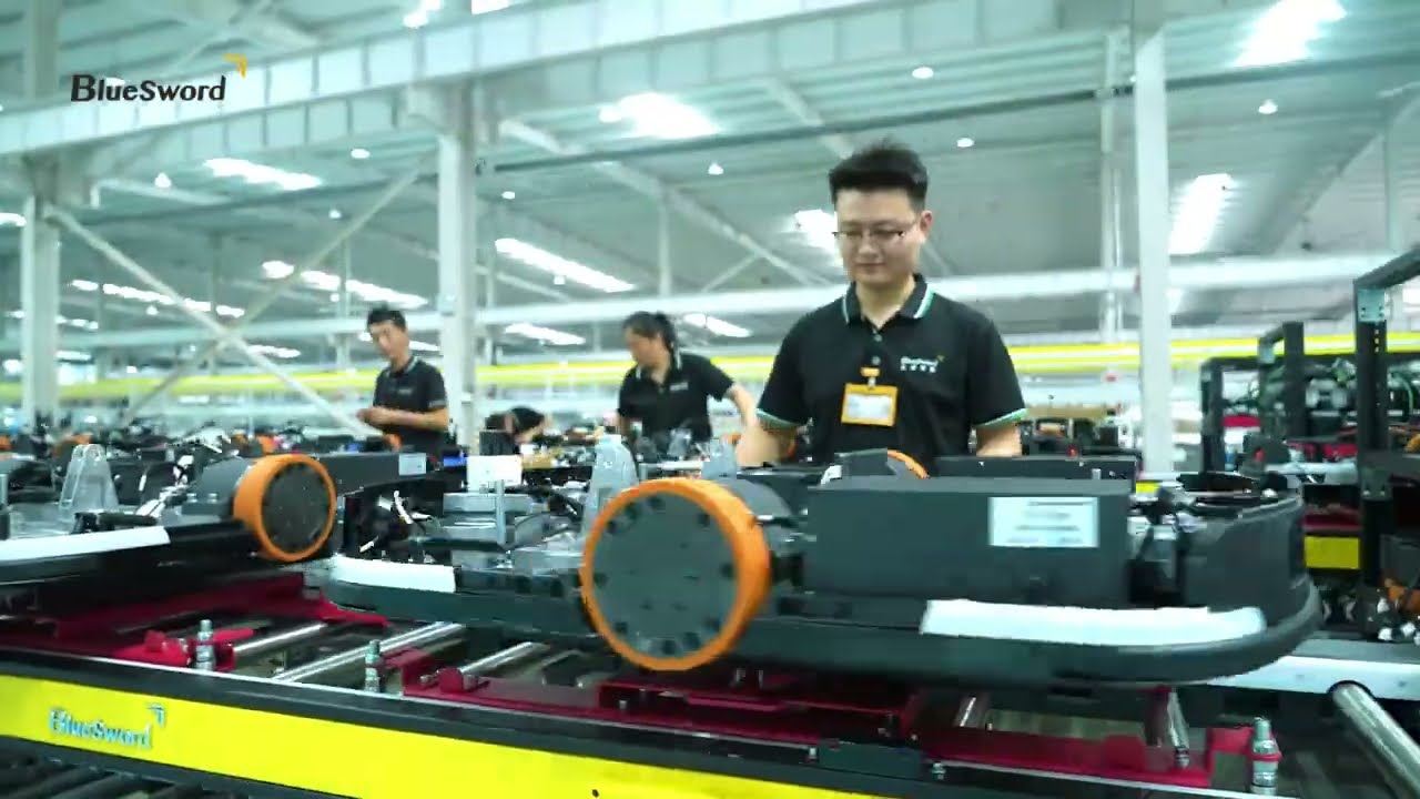Smart AGV Production & Testing Process - Focusing on Quality and Efficiency - BlueSword