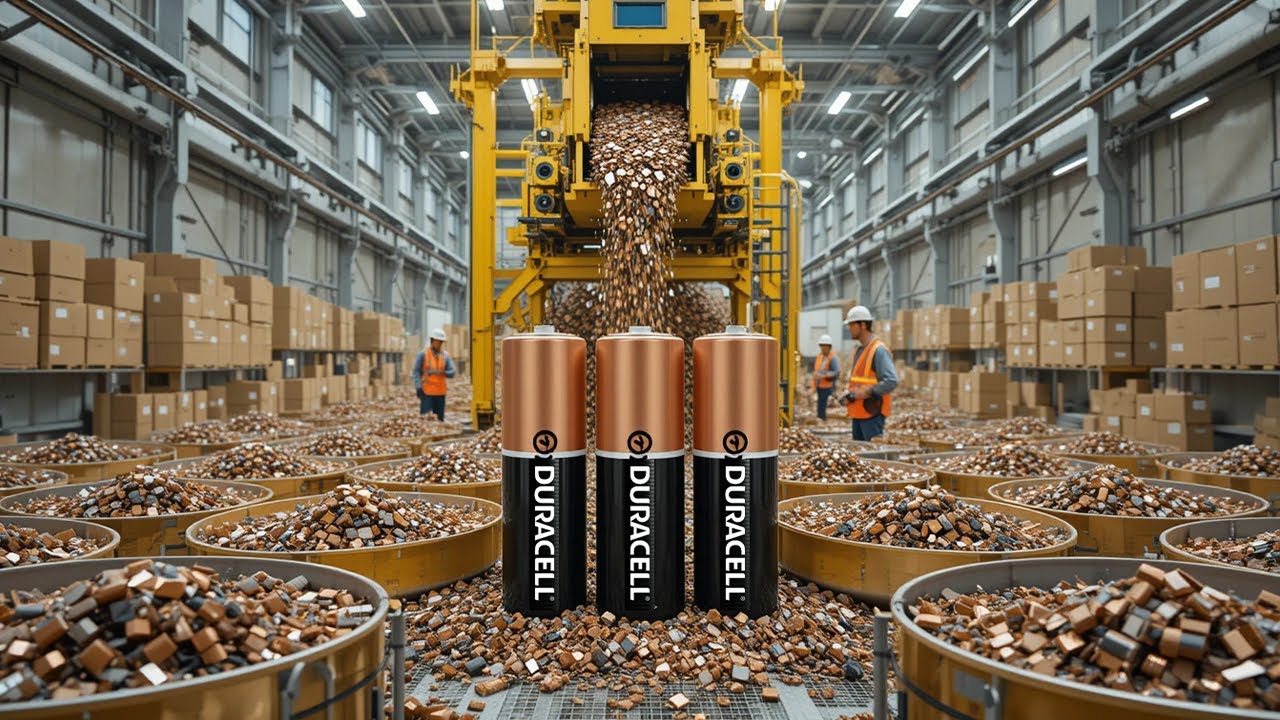 Inside a Duracell Factory | Over 3,500 Batteries Each Minute!