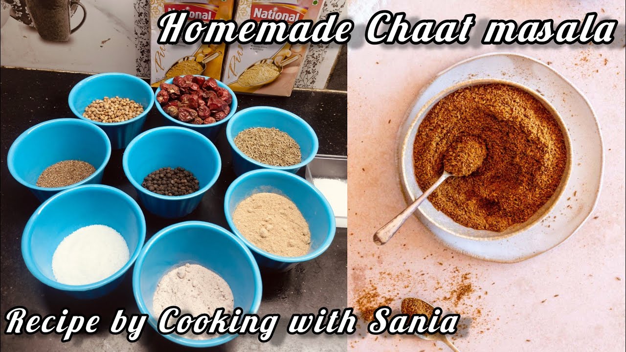 Homemade Chaat Masala Recipe | Secret Street Style Spice Mix 🌶️ | recipe by Cooking with Sania|