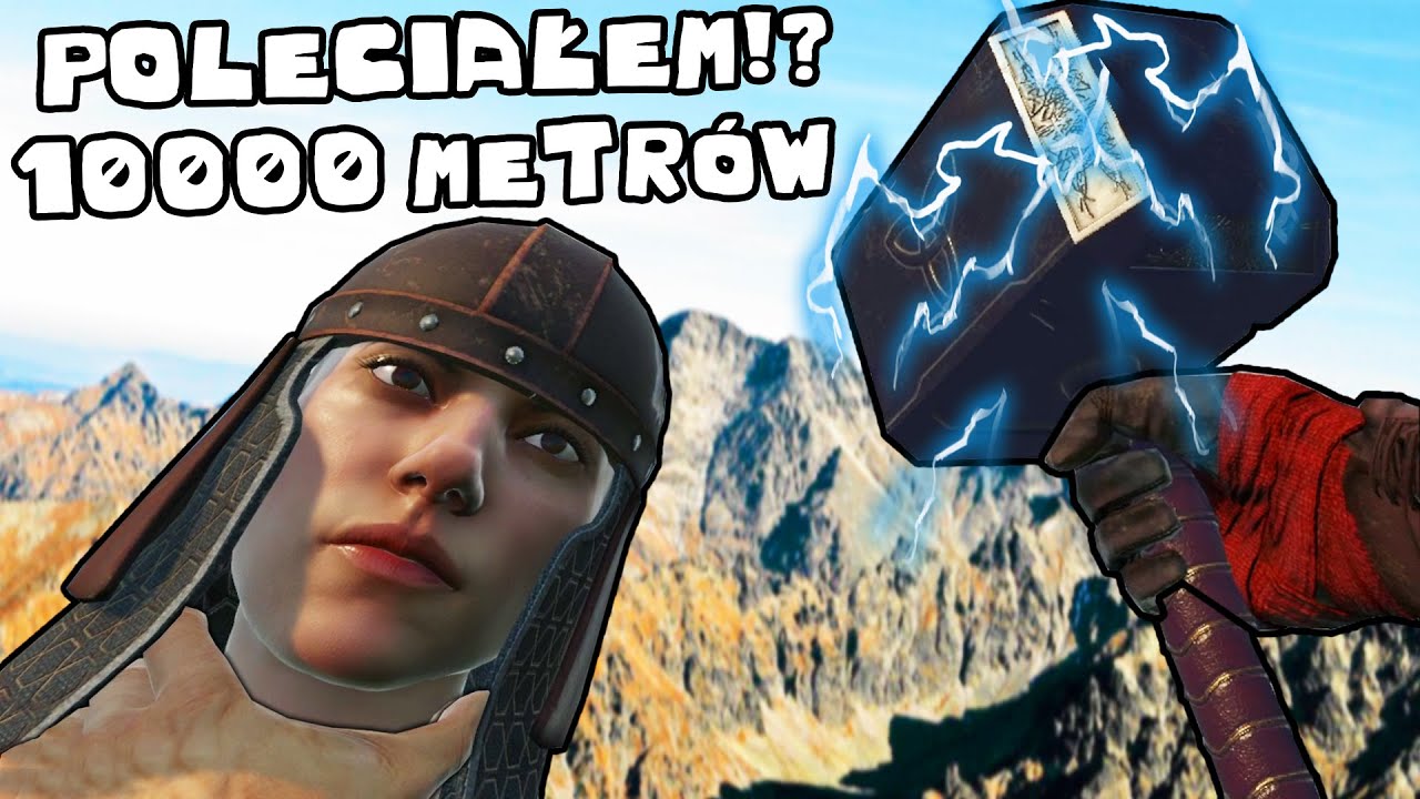 ❄️ POLECIAŁEM NA 10000 METRÓW MŁOTEM THORA!? | BLADE AND SORCERY |