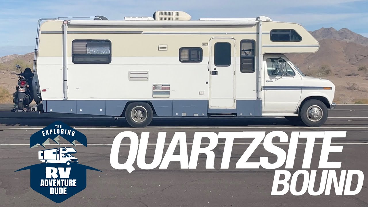 I made it to Quartzsite, and explored ancient history along the way.