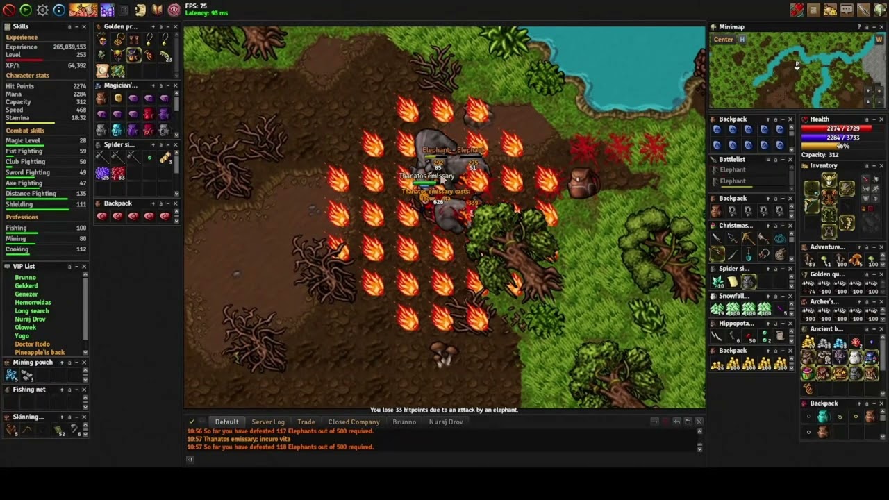 Medivia  - Elephant Task + Bonus - Luana