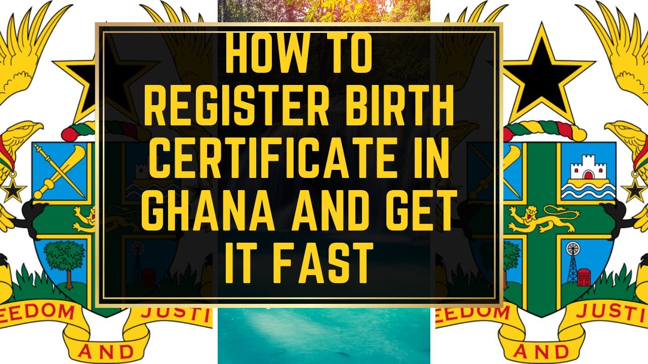 How to Apply for Your Birth Certificate Online in Ghana |EXPRESS 14 DAYS| (COMPLETE GUIDE IN 5 MINS)