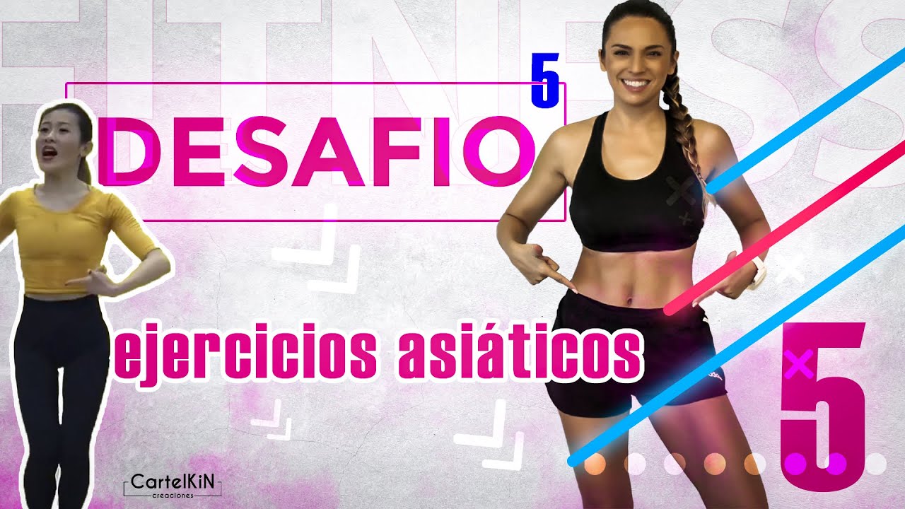 Ejercicios ASIÁTICOS empezando desde Cero | Desafío 5 de 6 ✅🔥Quema GRASA Abdominal🔥✅