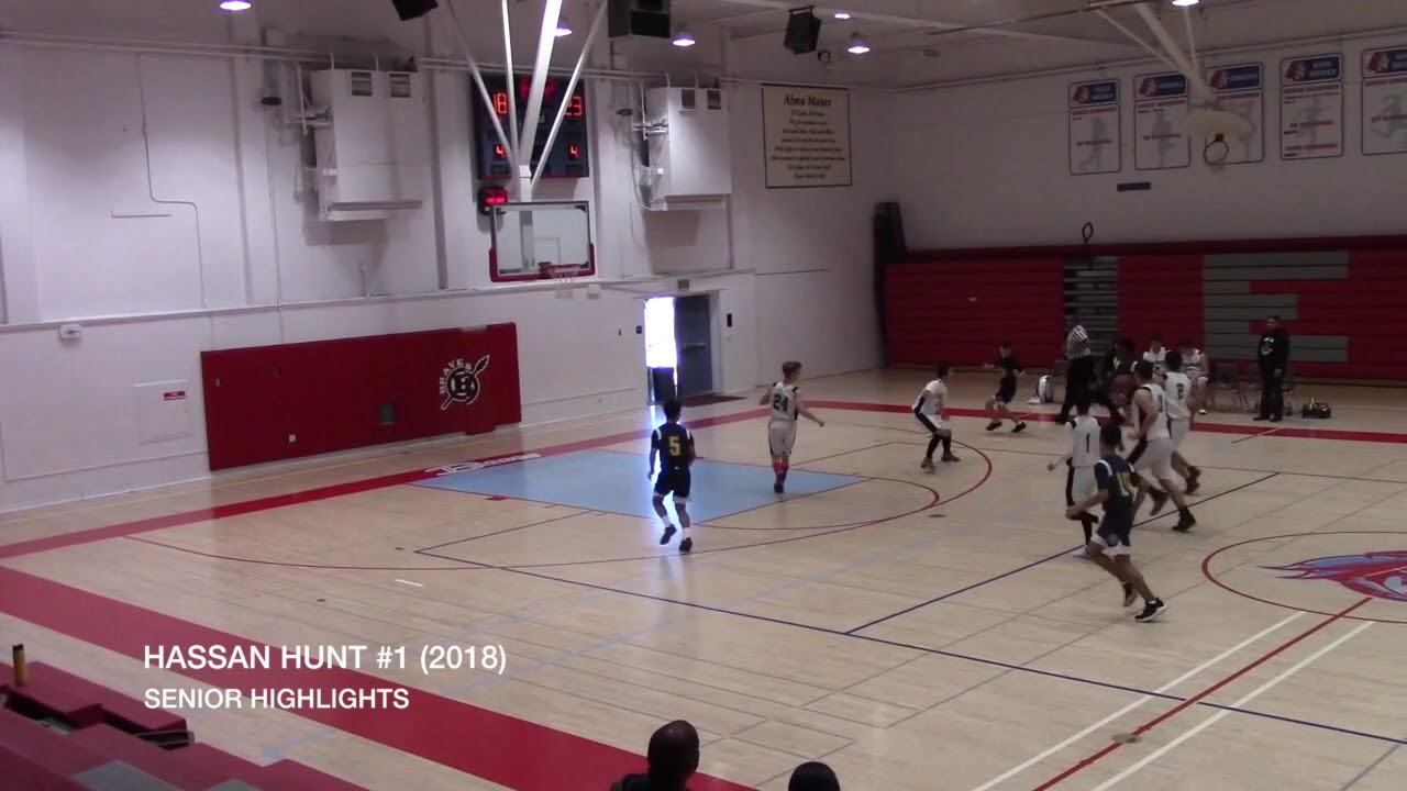Hassan Hunt (2018) Senior Season, High Tech High CV