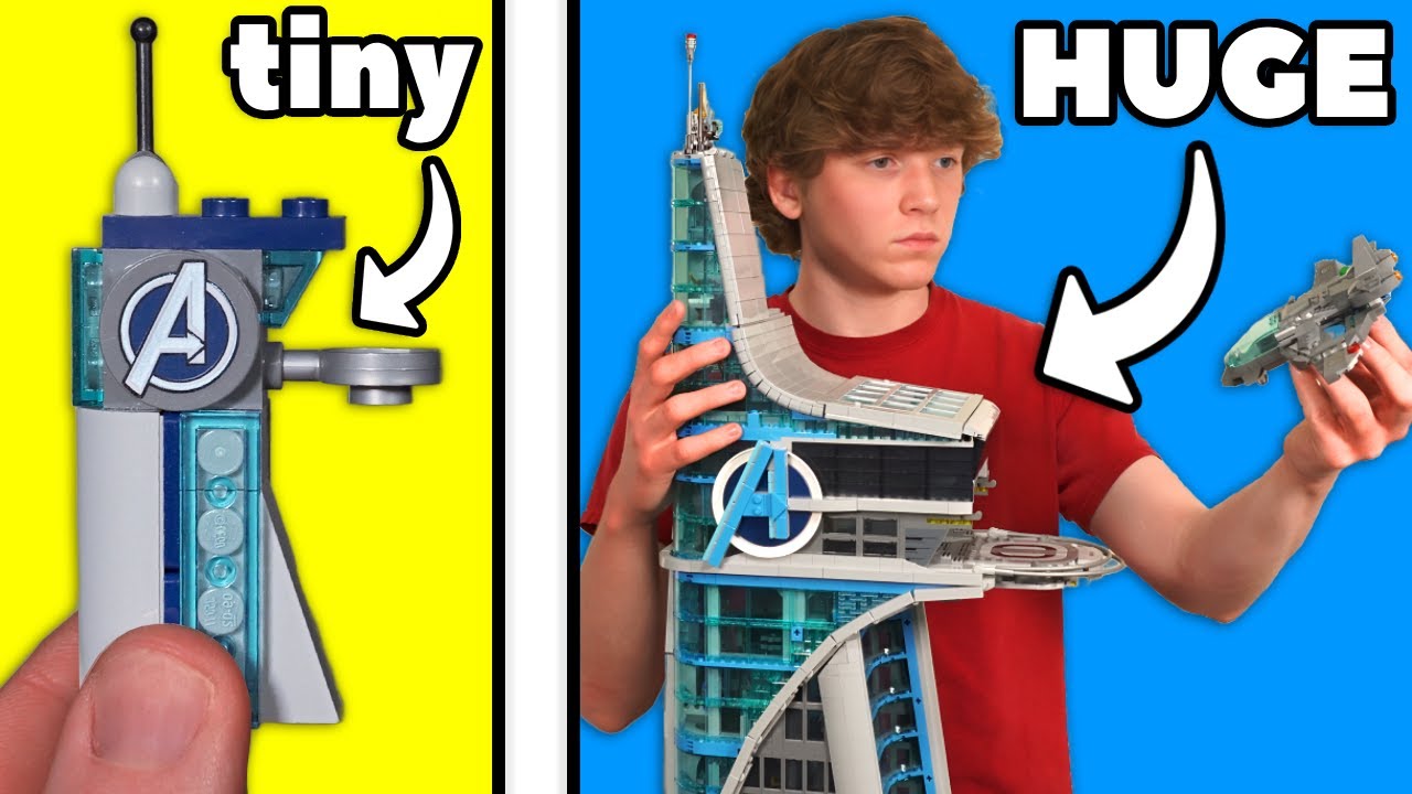 LEGO Marvel Sets: From Tiny to HUGE!