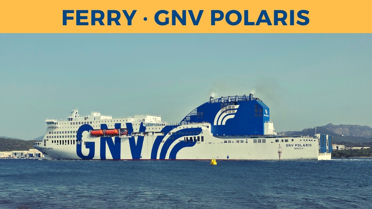 Arrival of ferry GNV POLARIS, Olbia (GNV)