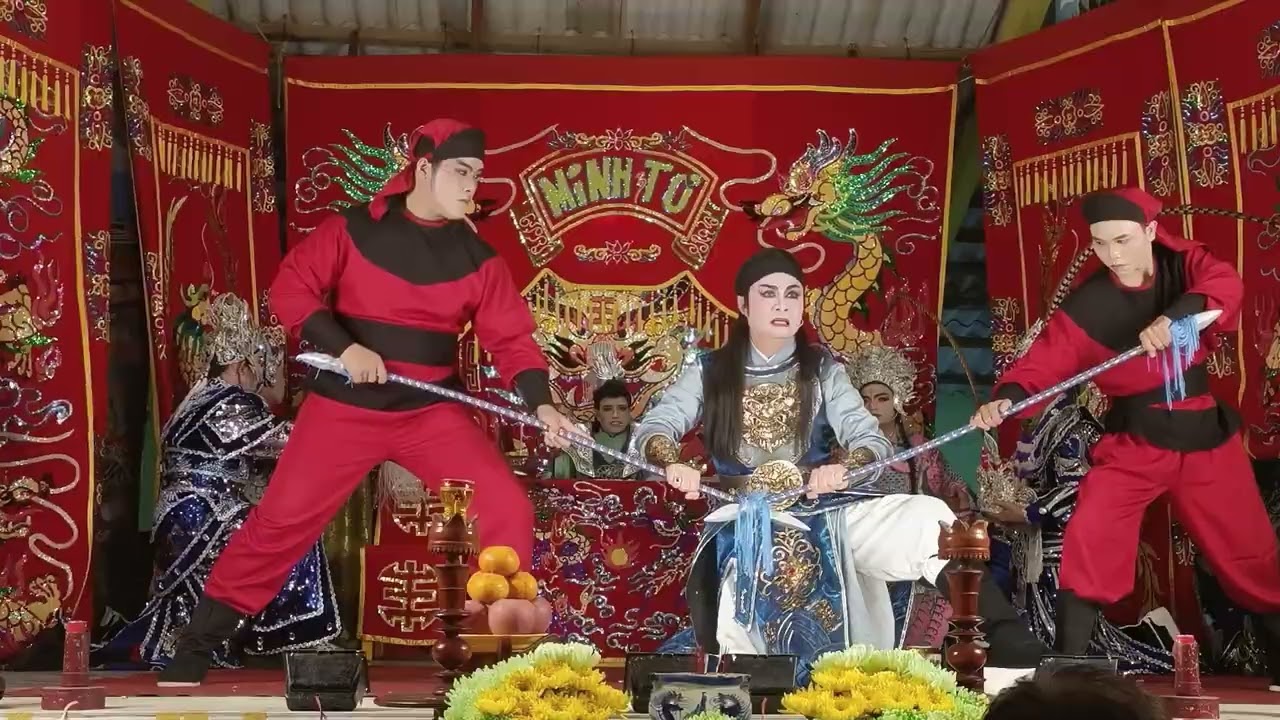 Bao Công xử án bàn quý phi đoàn tuồng cổ Minh Tơ biểu diễn