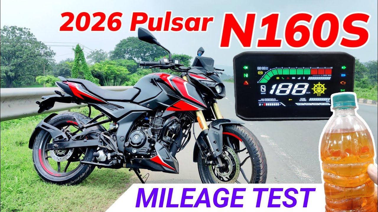 Bajaj Pulsar N160S Mileage Test 😱 | Bajaj Pulsar N160ss Mileage Test | Real Mileage कितना देती है ?