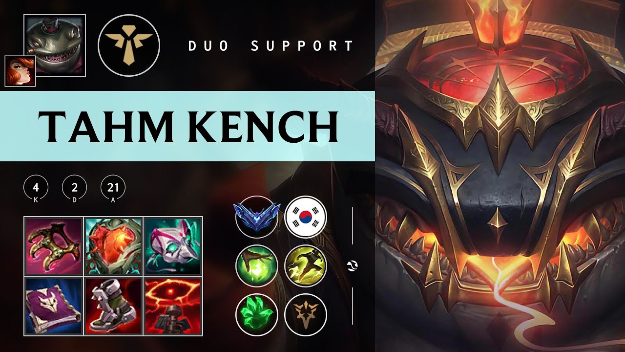 Tahm Kench Support vs Rakan - KR Diamond Patch 25.24