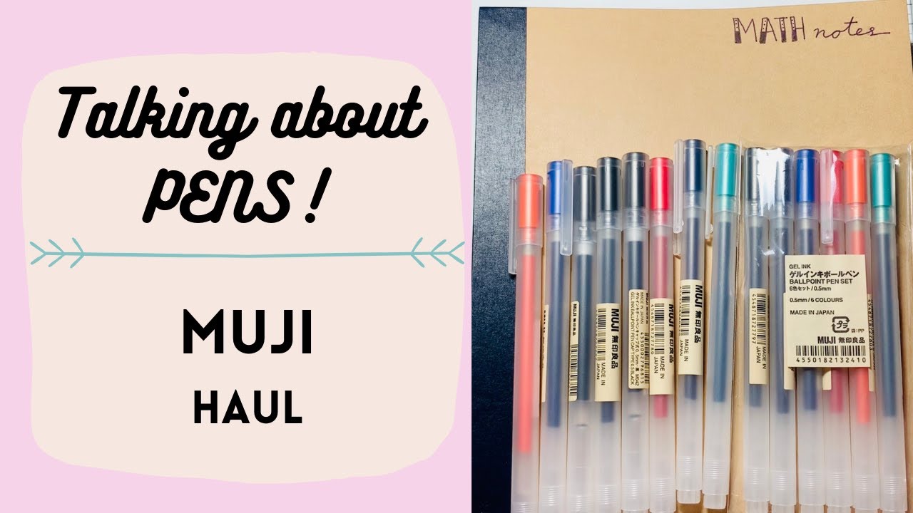 My First Muji Order & Pen Tests