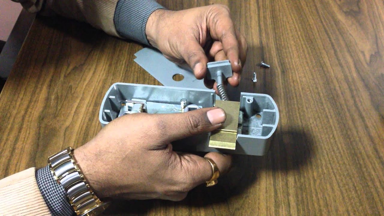 panic bar fitting