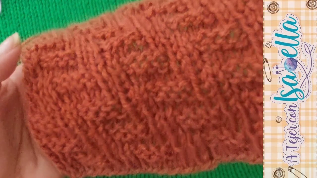 Como tejer punto escalera a dos agujas