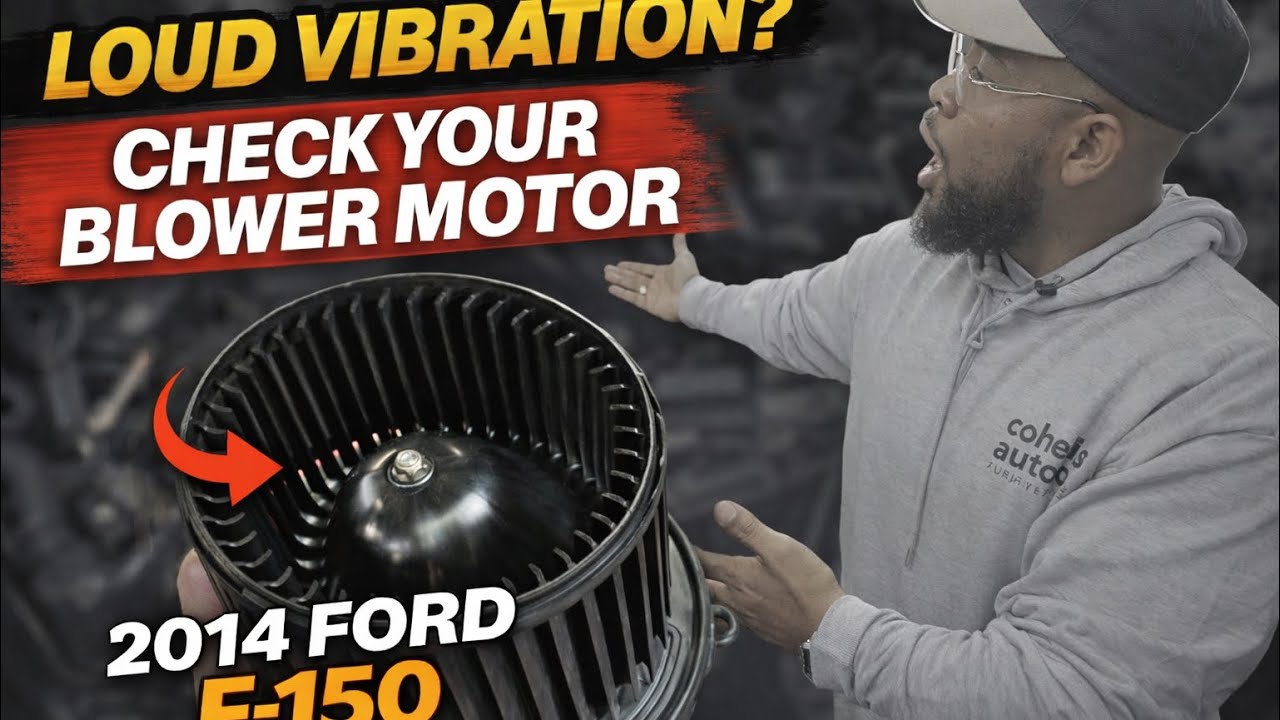 LOUD Blower Motor Noise? 2014 Ford F-150 Easy Fix (DIY)