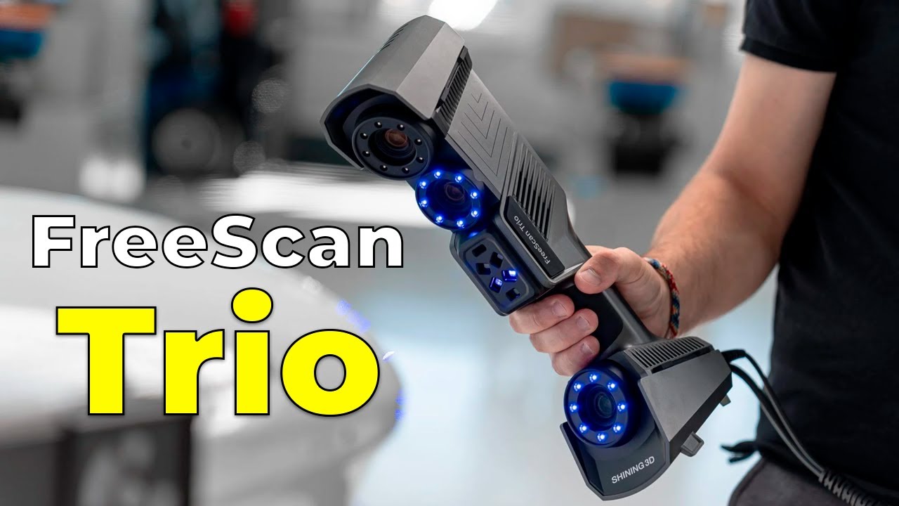 FreeScan Trio: escáner 3D portátil sin marcadores — ultra rápido y súper preciso