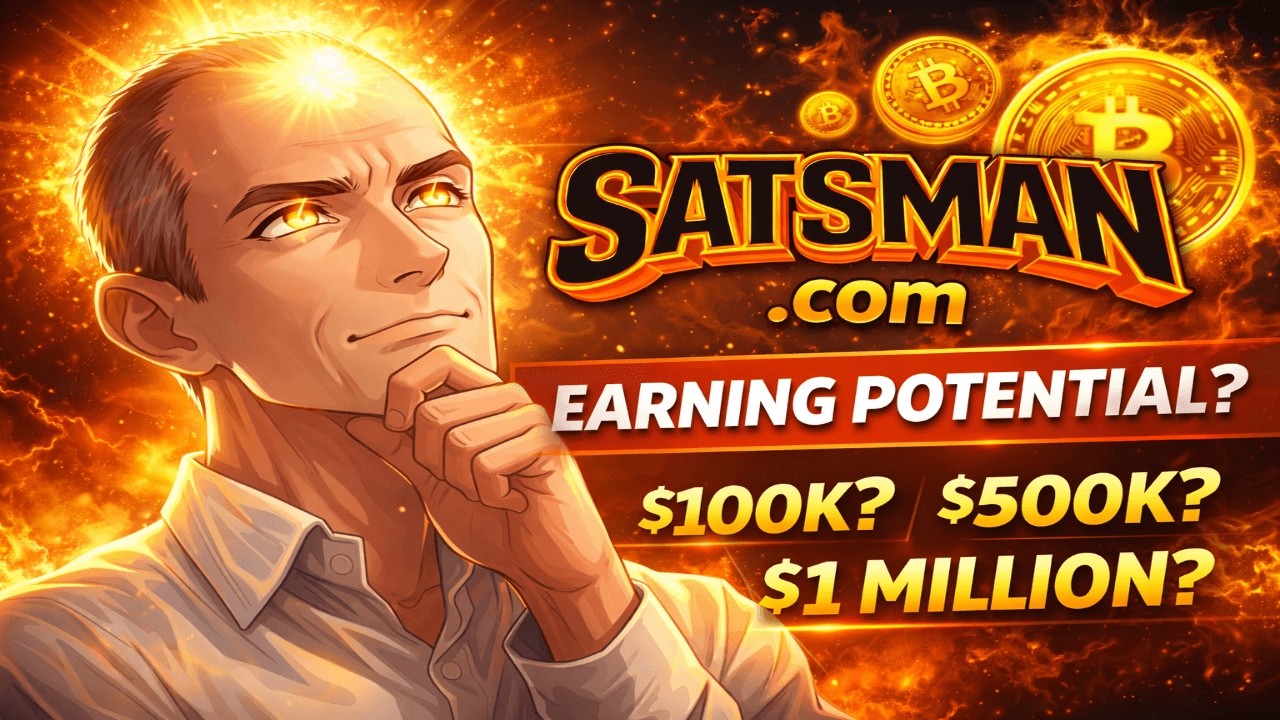 Stacking Sats with Satsman.com - How Much Can You Earn?