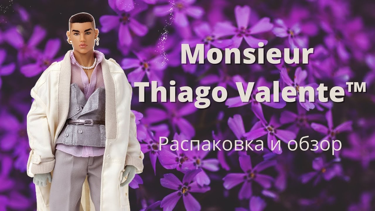 Распаковка и обзор куклы Monsieur Thiago Valente™