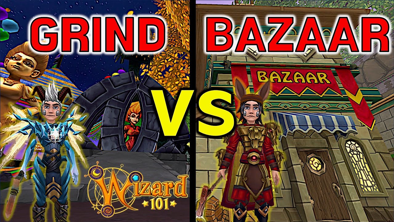 Wizard101 - Стоит ли ГРИНДИТЬ или покупать БАЗАРОВОЕ СНАРЯЖЕНИЕ?