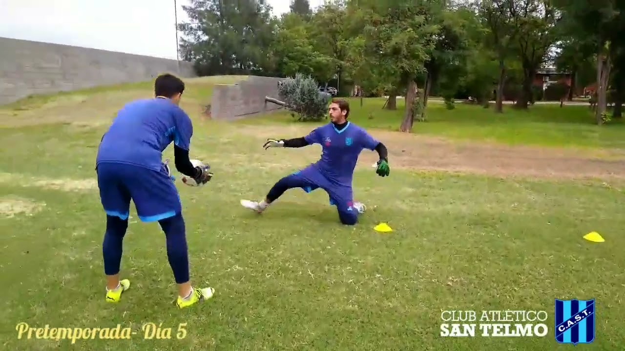 PRETEMPORADA Día 5 - Club Atlético San Telmo. Arqueros plantel Profesional(21/01/2022)