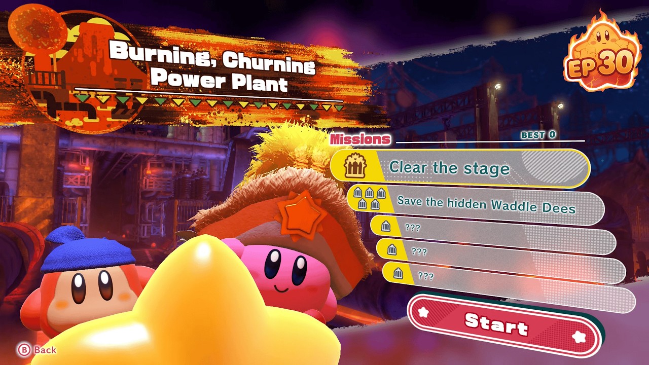 Kirby and the Forgotten Land - Burning, Churning Power Plant | Episode 30 (HAL Room | 4K 60FPS)