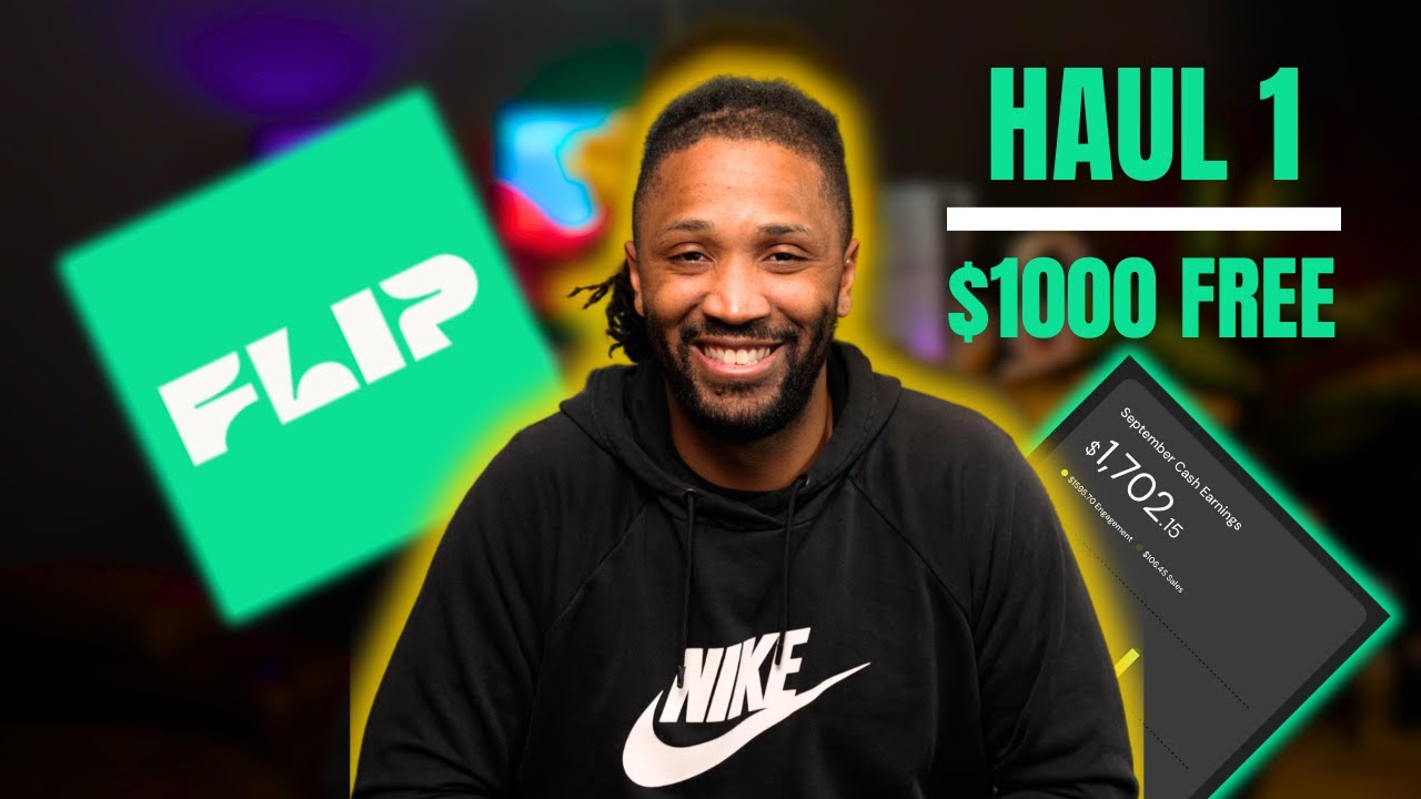 $1000 Free for spending $250! Flip Haul #1