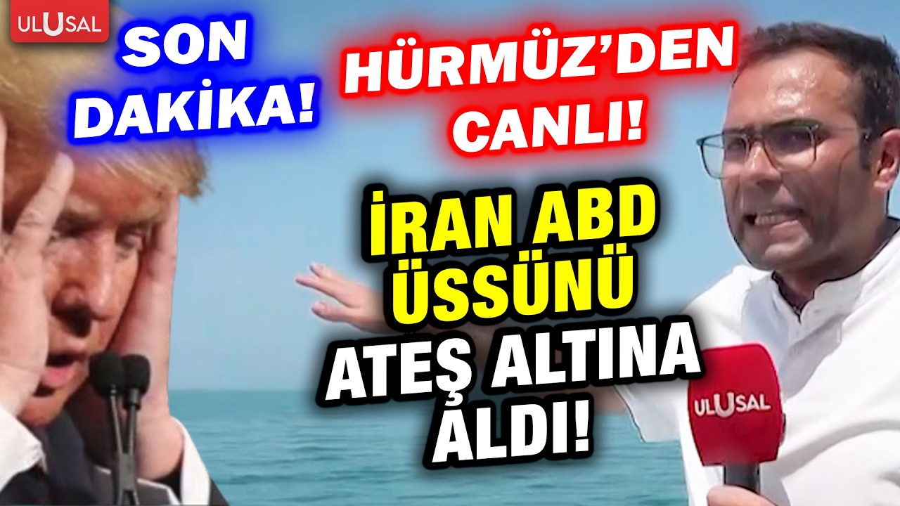 SON DAKİKA! Ulusal Kanal ateş hattında! H&uuml;rm&uuml;z Boğazı'ndan canlı yayın! İran ABD'yi cezalandırdı!